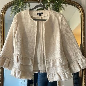 Ann Taylor Cream Blazer